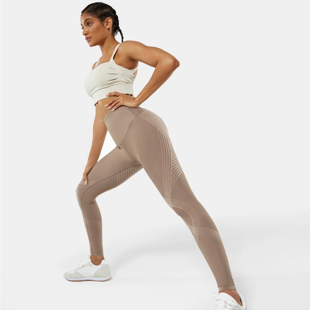 FANKA Compression Full Length Body Sculpt Leggings Small Reversible NEW